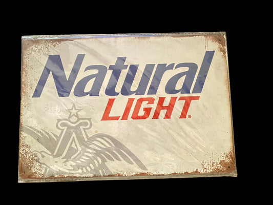 Natural Light Anheuser-Bush Tin Sign