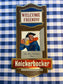 Knickerbocker Beer Cardboard Sign-15”