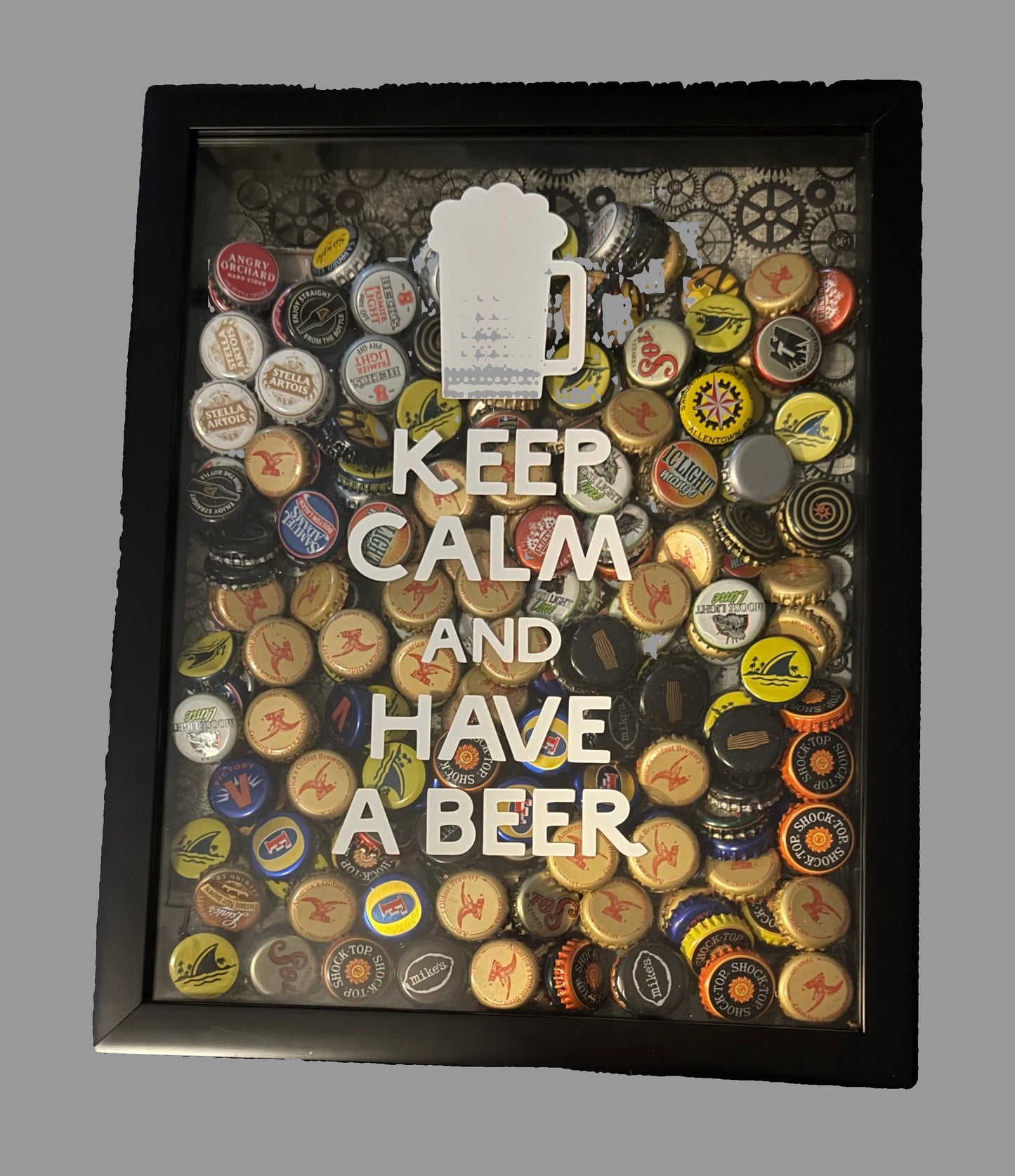 Beer Cap Shadowbox