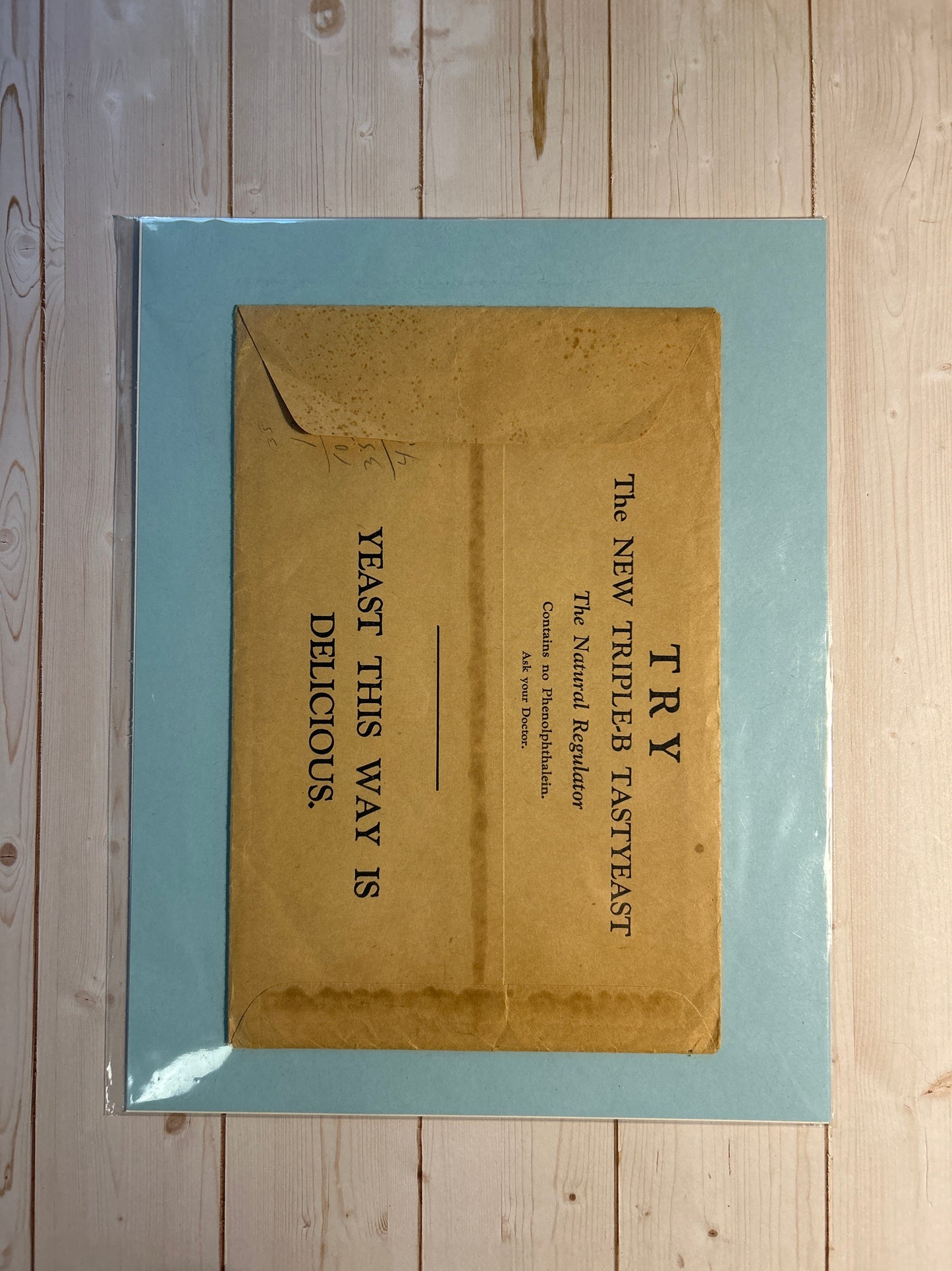 Tastyeast Fact Sheet Letter and Envelope