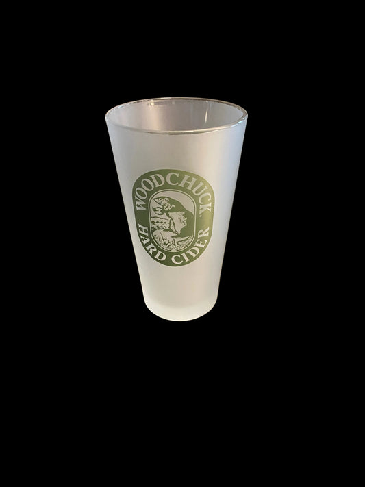 Woodchuck Frosted Beer Glass