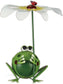 Frog Daisy Porch Sitter