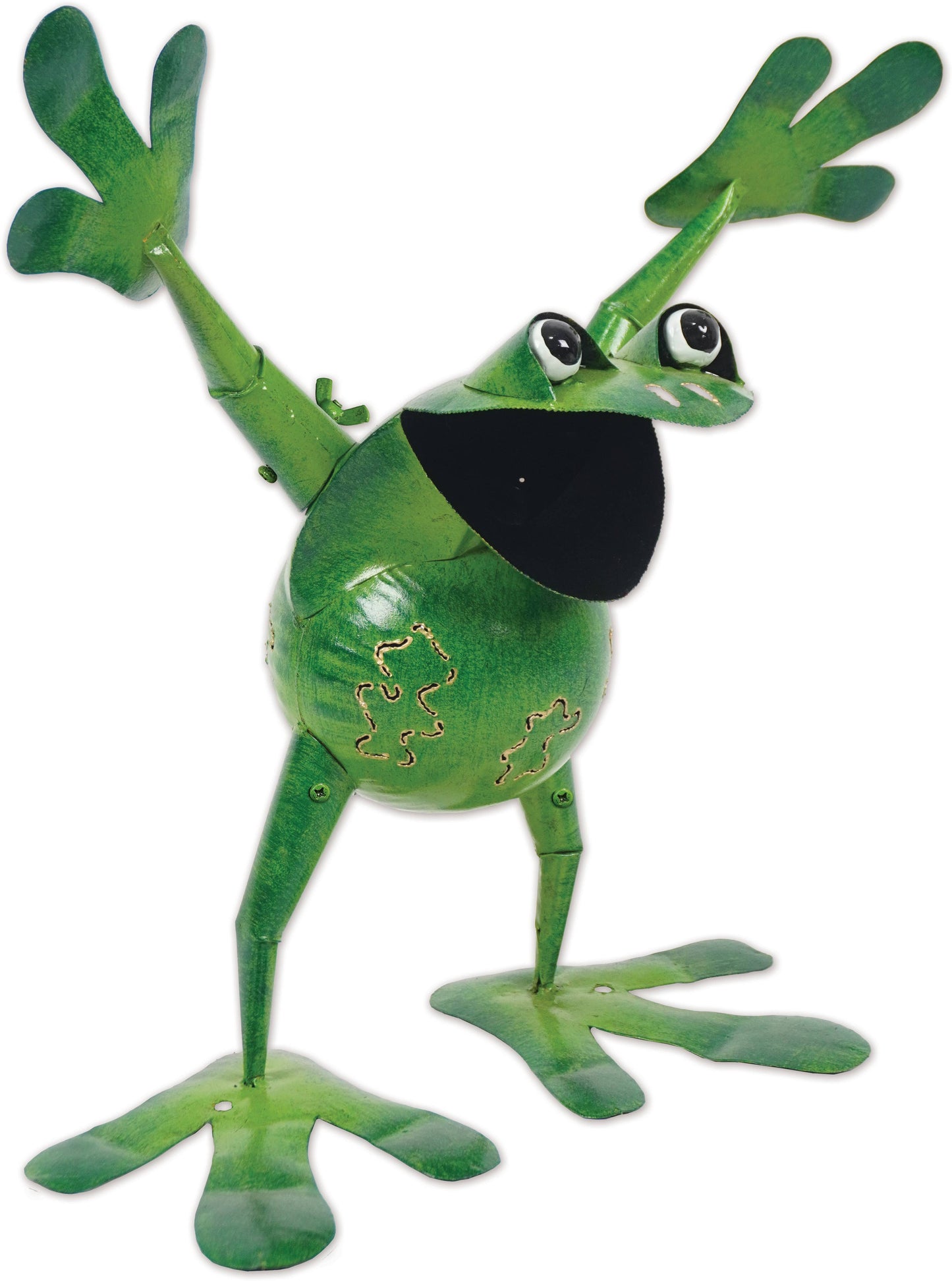 Jumper, Frog Sculpture