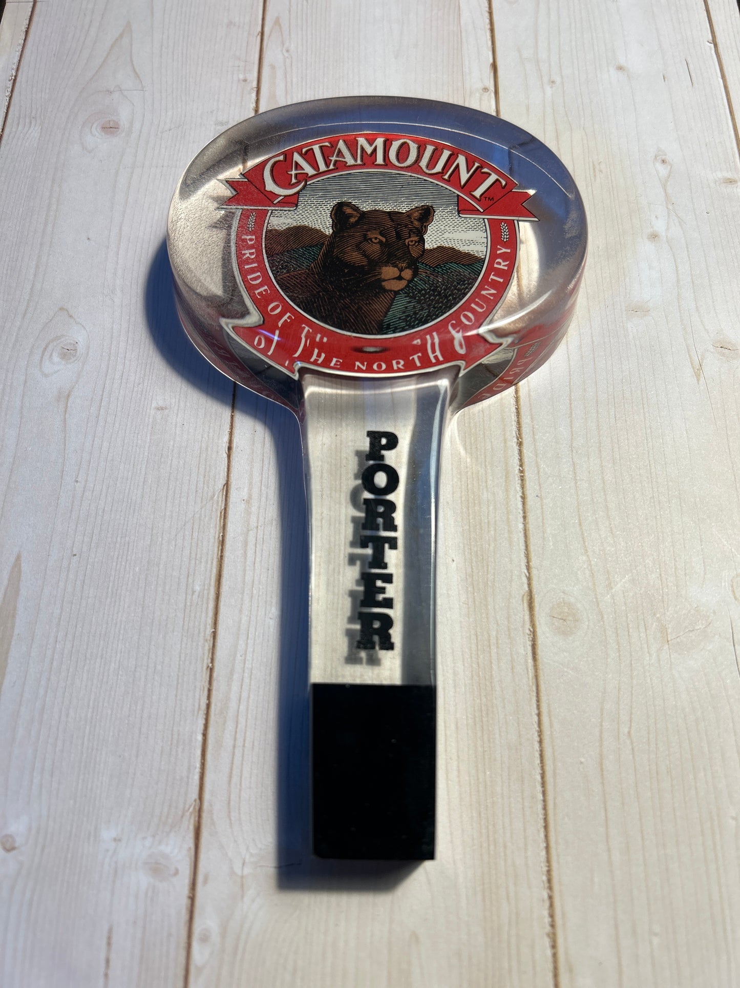 Catamount Porter Acrylic Tap Handle