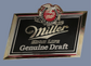 Miller Genuine Draft Beer Sign