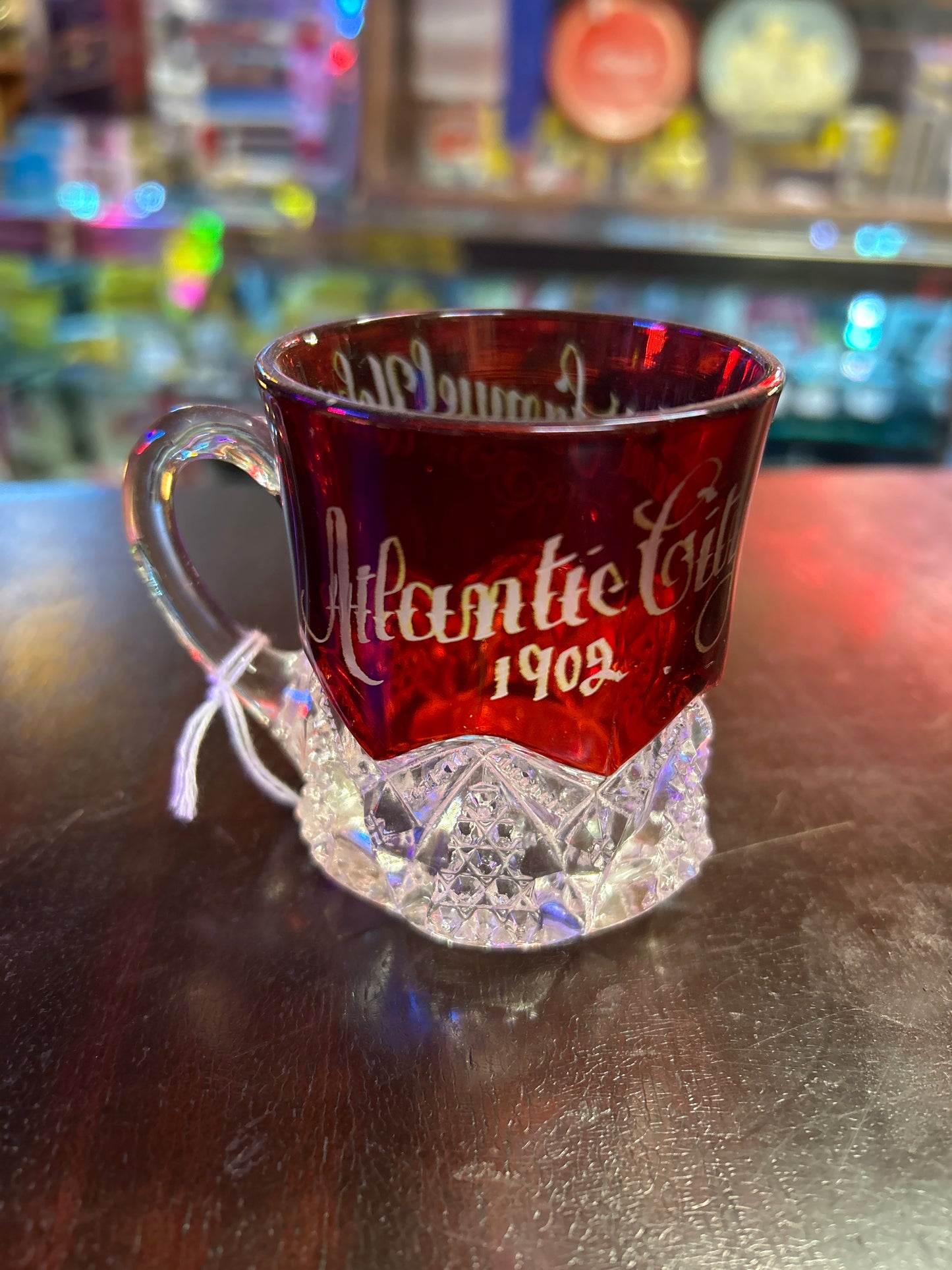 1902 Atlantic City Ruby Glass