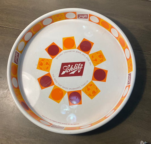 Schlitz Beer Tray