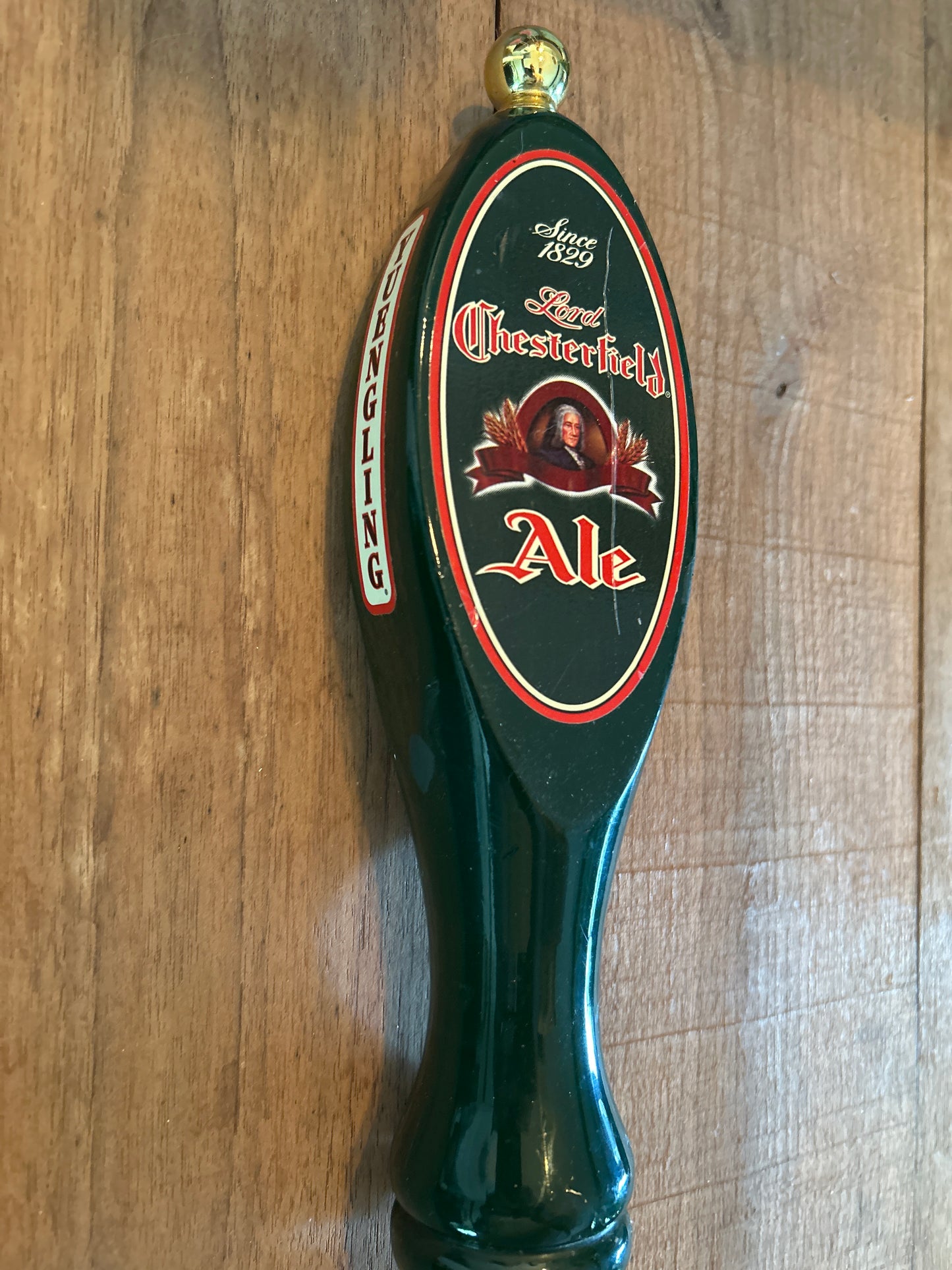 Yuengling Lord Chesterfield Ale Wooden Tap Handle