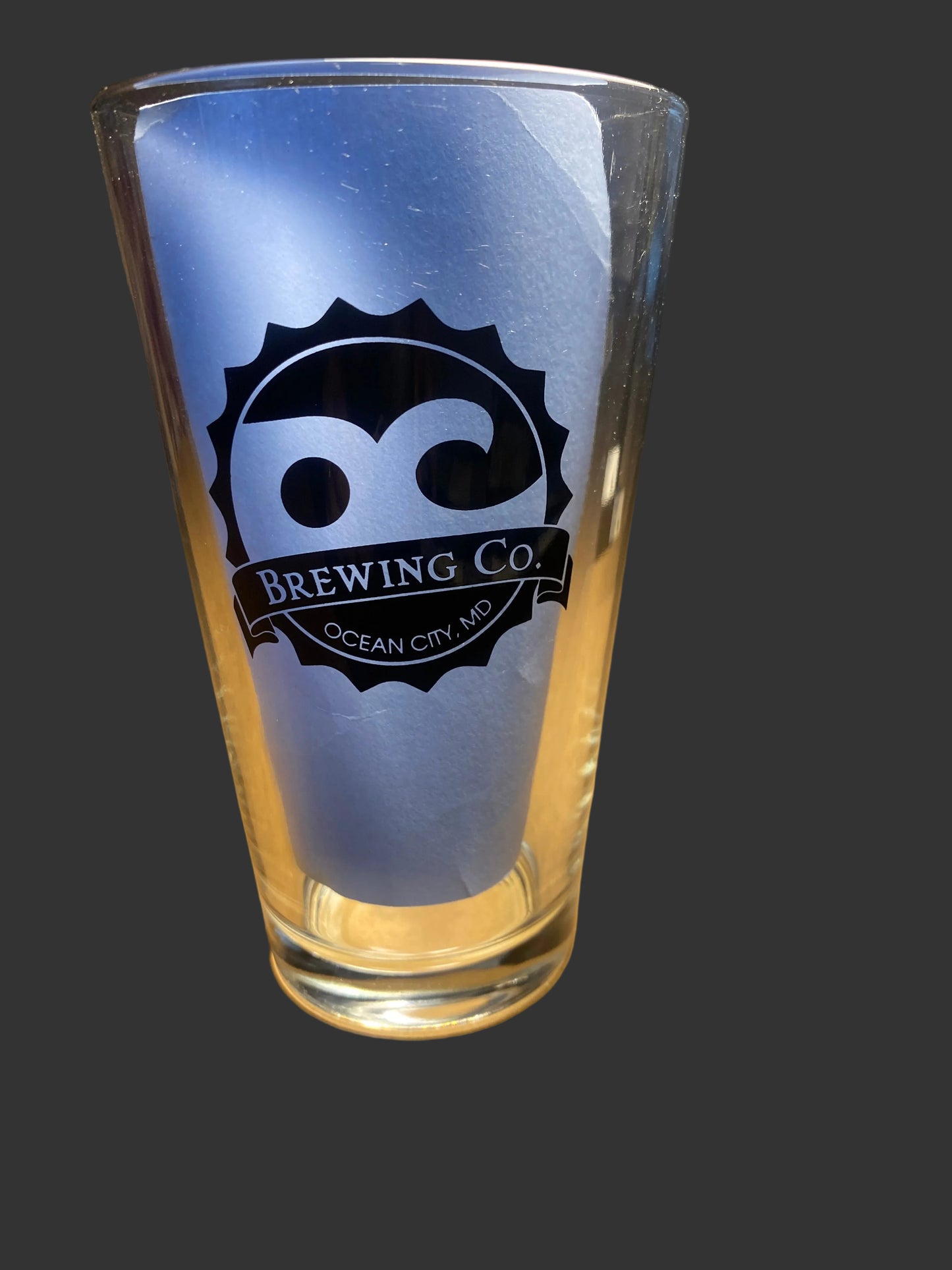OC Brewing Co. Pint Glass Nuckin'Futs