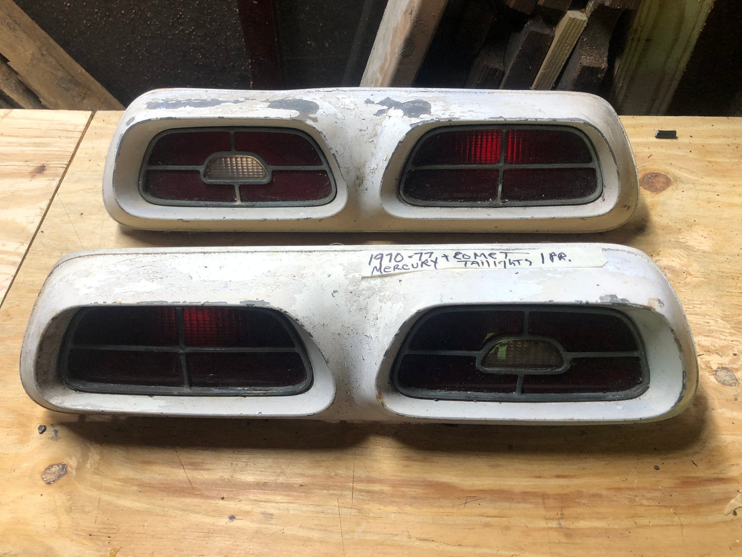 ‘70-‘77 Mercury Comet Taillights-Pair