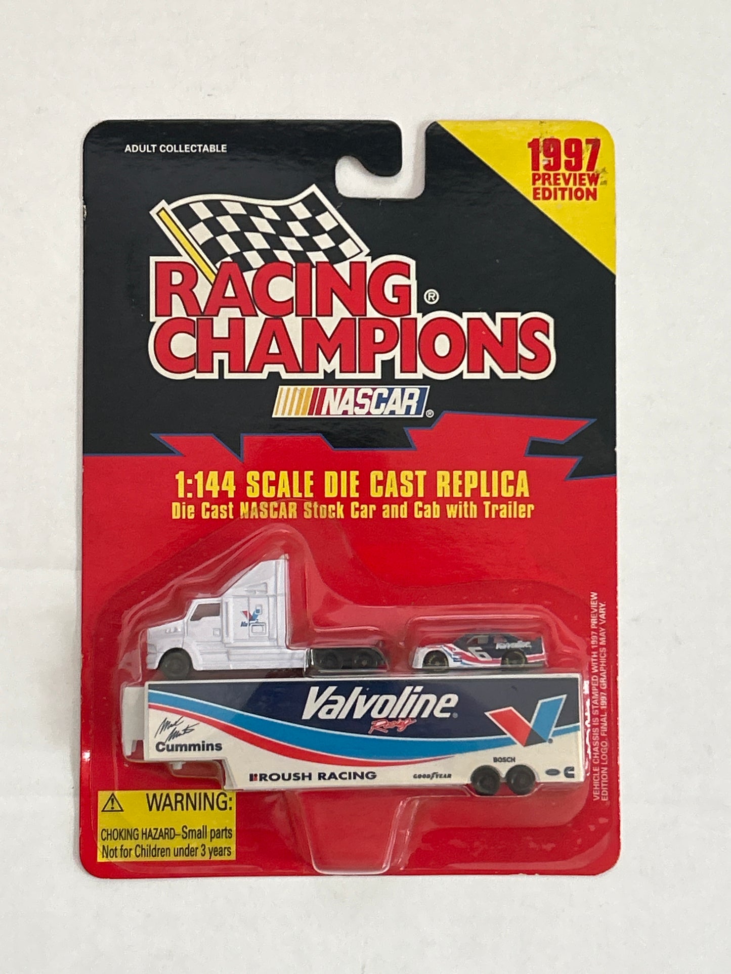 Racing Champions Mark Martin 1/144 Scale Car and Hauler