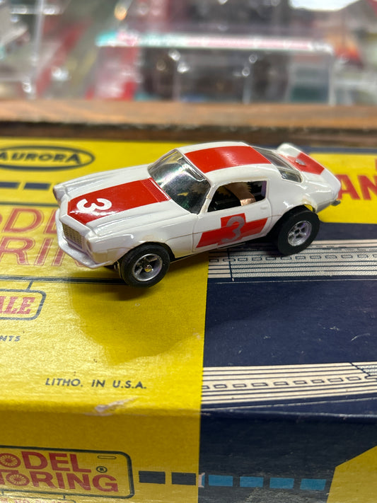 AFX Trans Am Camaro Or/Wh