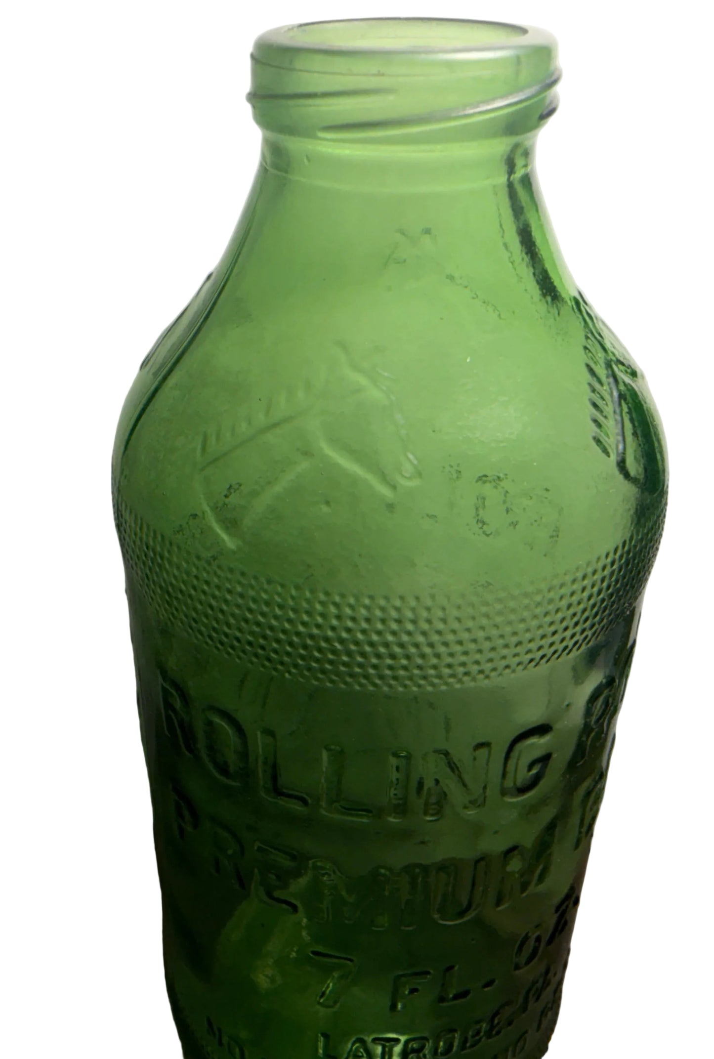 Rolling Rock 7oz Premium Beer Bottle
