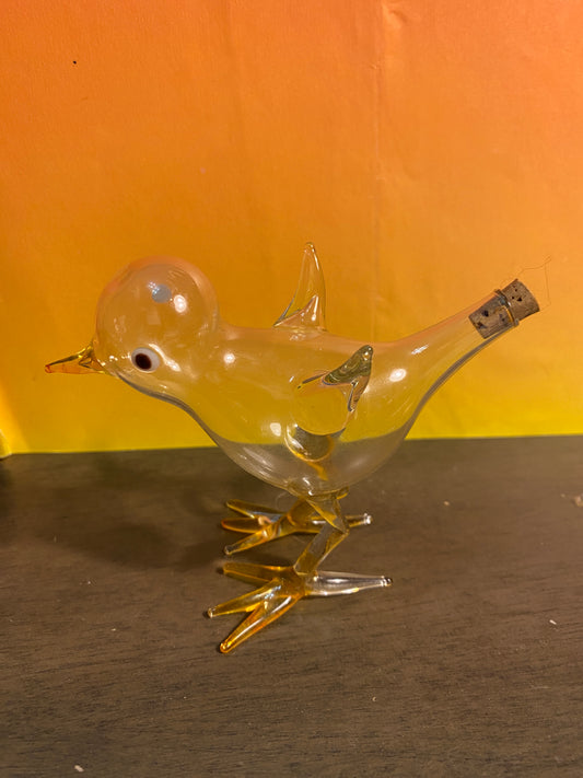 Minature Bols Glass Chicken Decanter