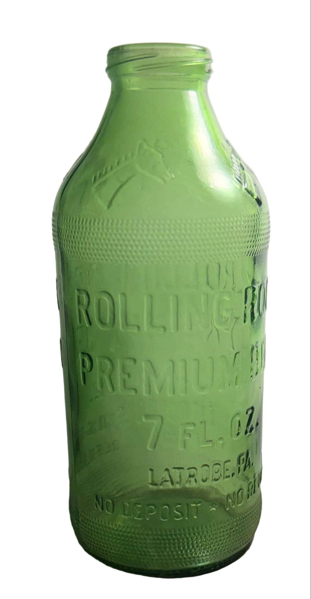 Rolling Rock 7oz Premium Beer Bottle