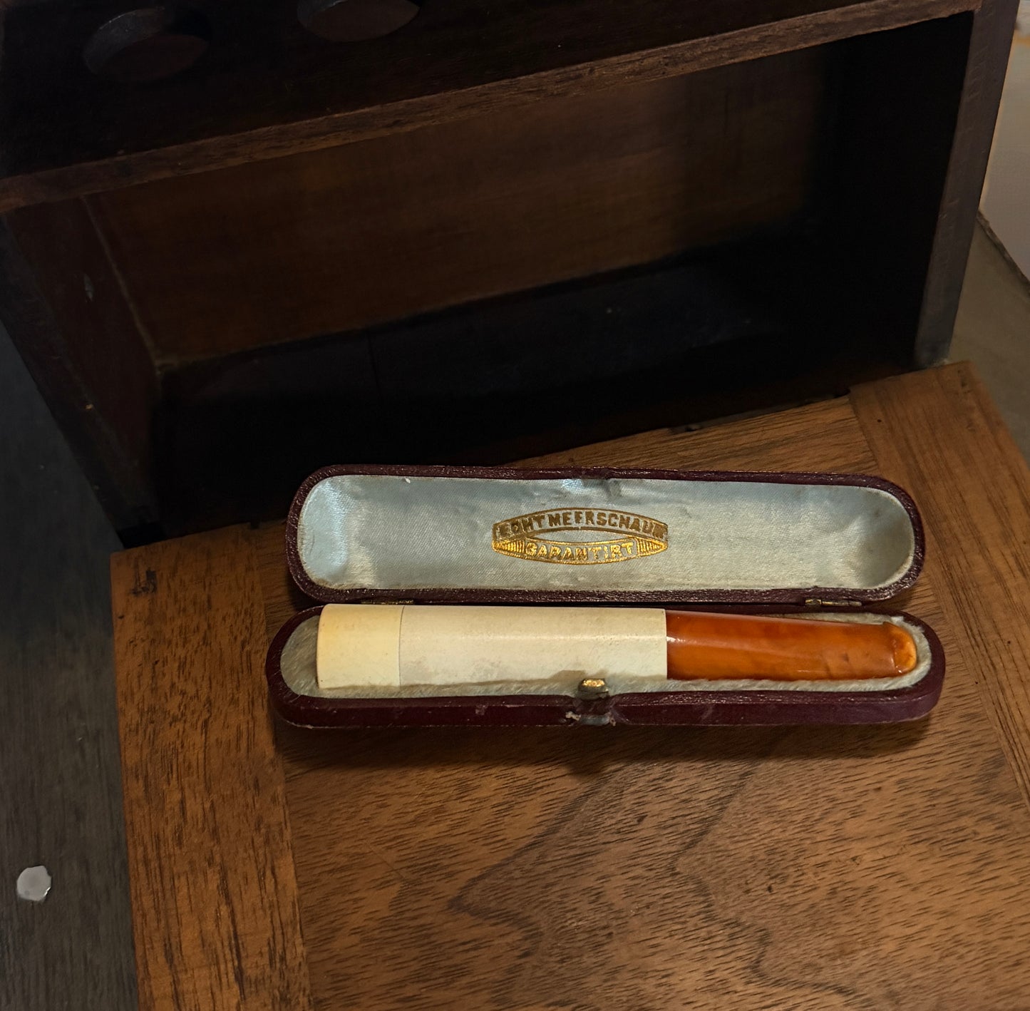 Genuine Meerschaum Two Tone Cigar Or Cigarette Holder