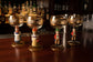 Vintage Goebel Hummel Figurine Stem Wine Glasses