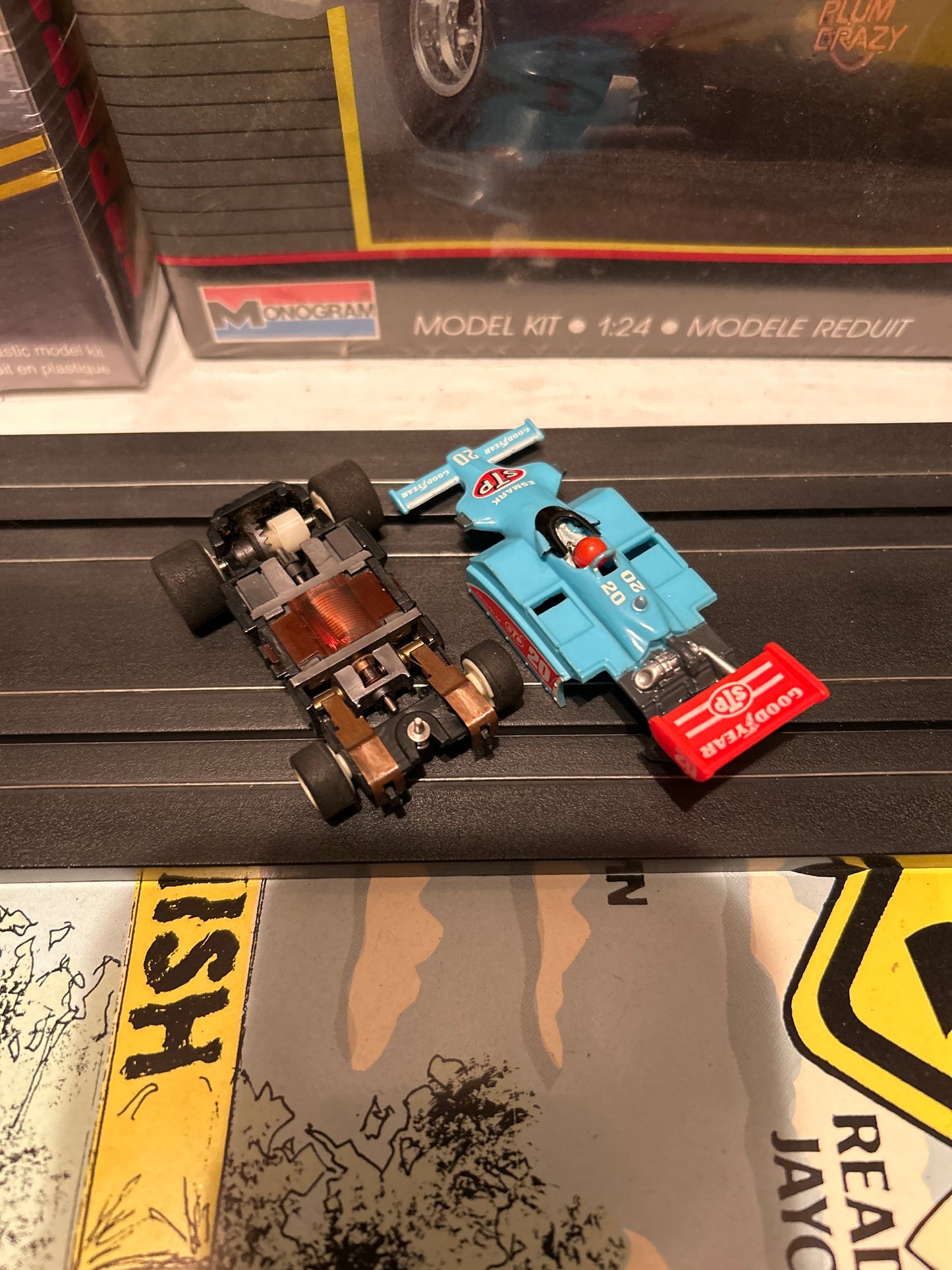 Tyco F1 STP Esmark Slot Car