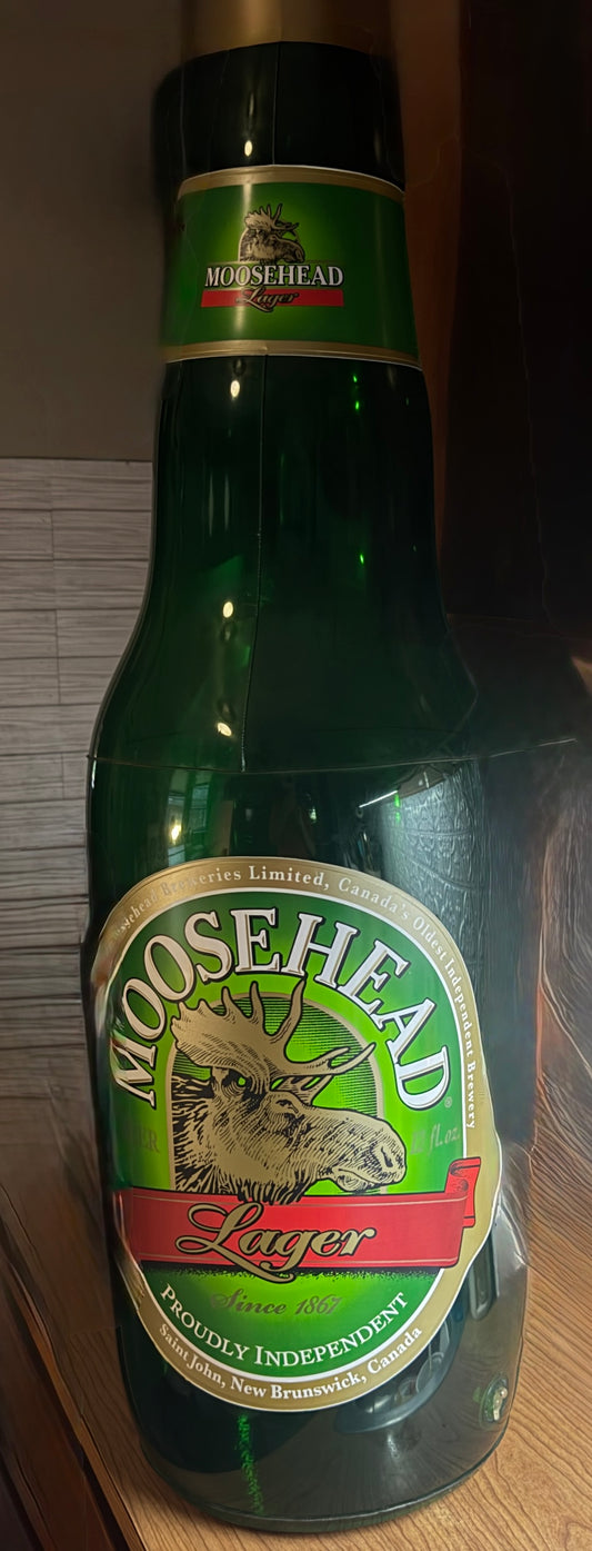 Inflatable Moosehead bottle