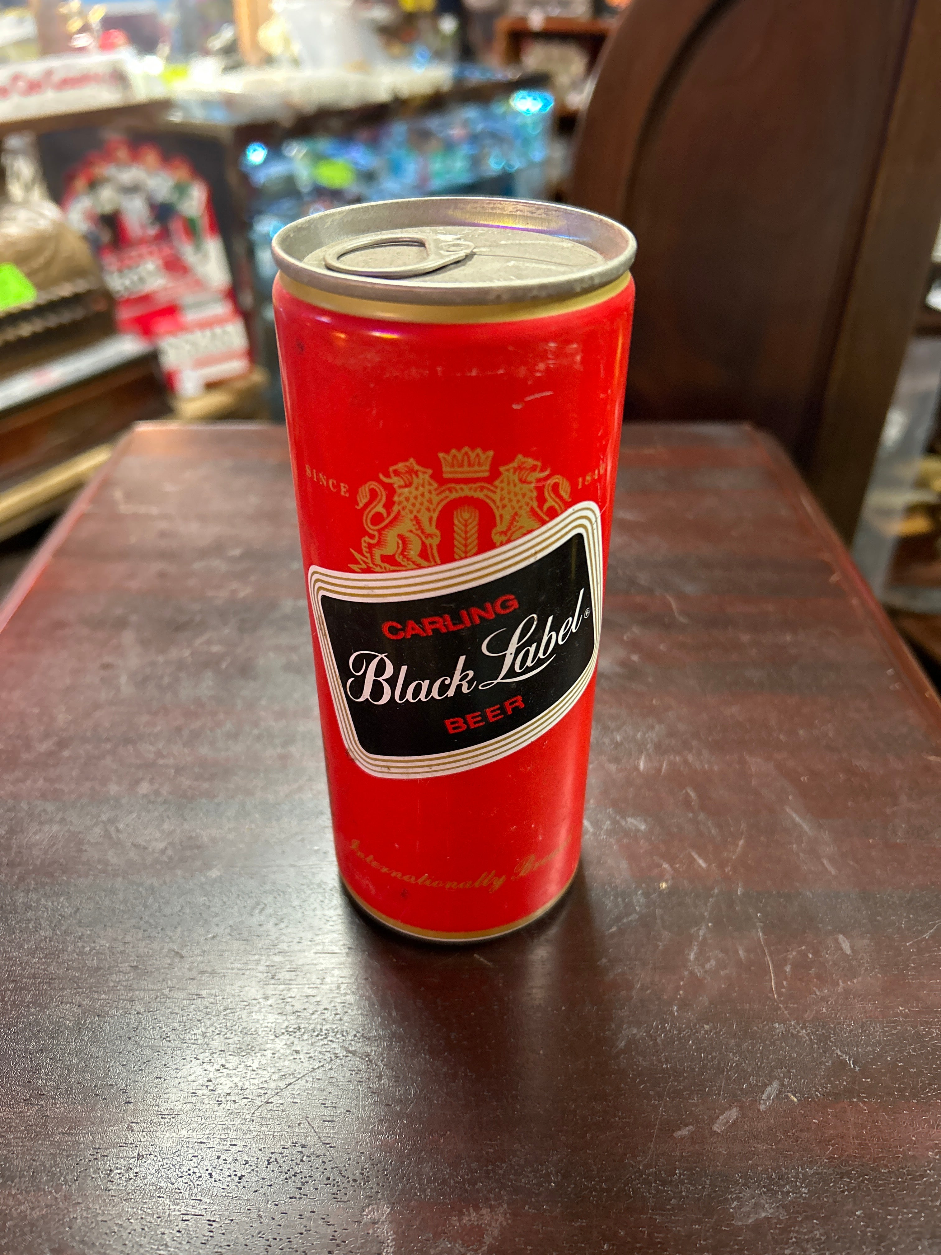 Black Label Beer Can 16 oz. Pull tab intact – AnTiki G's