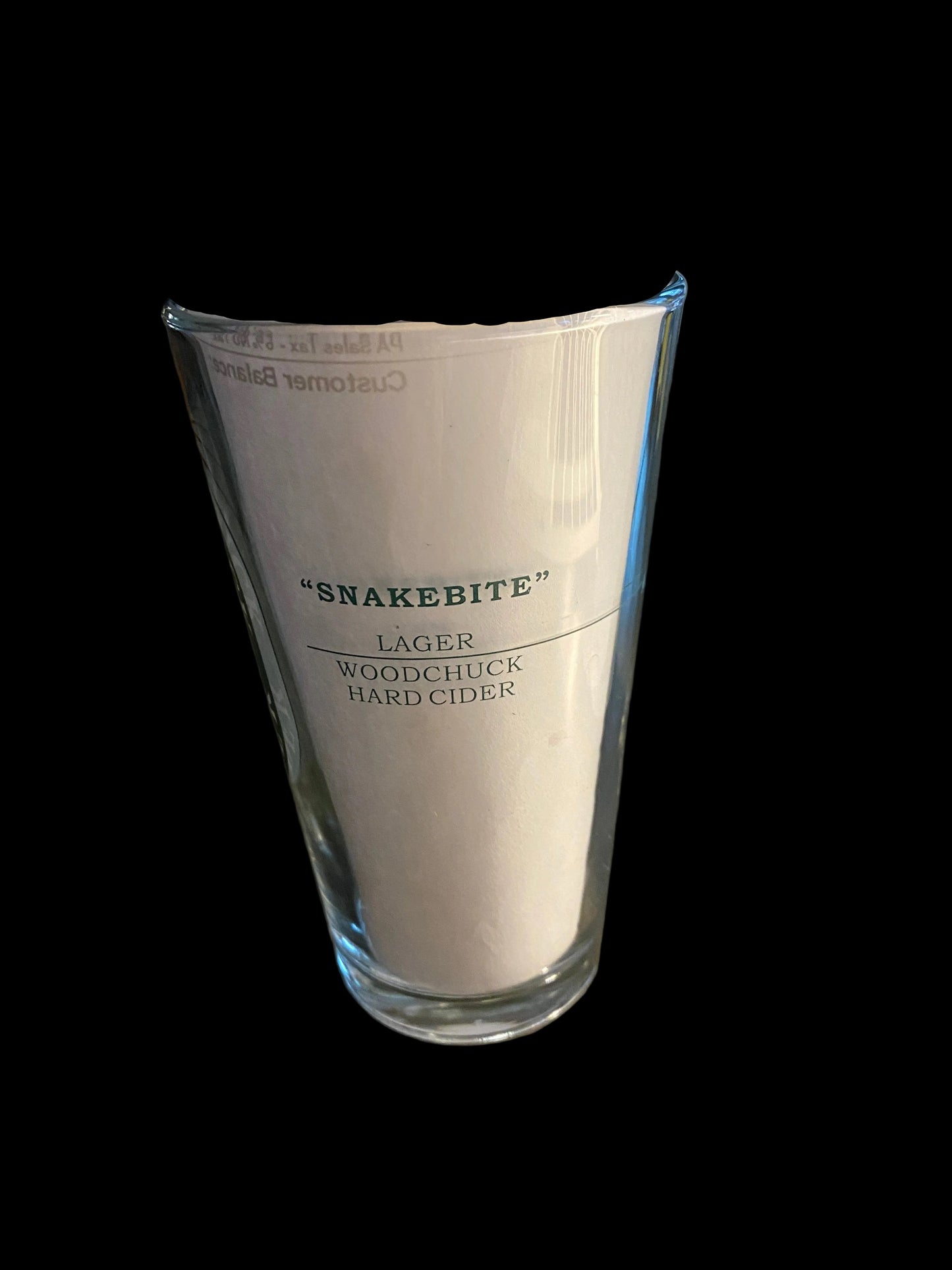 Wood ChuckPint Glass
