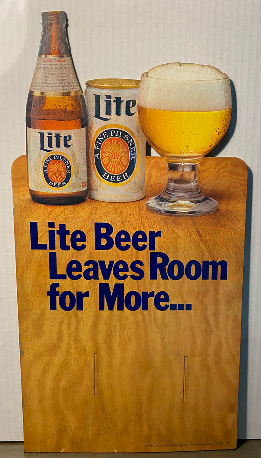 Miller Lite Beer Leaves Room For More