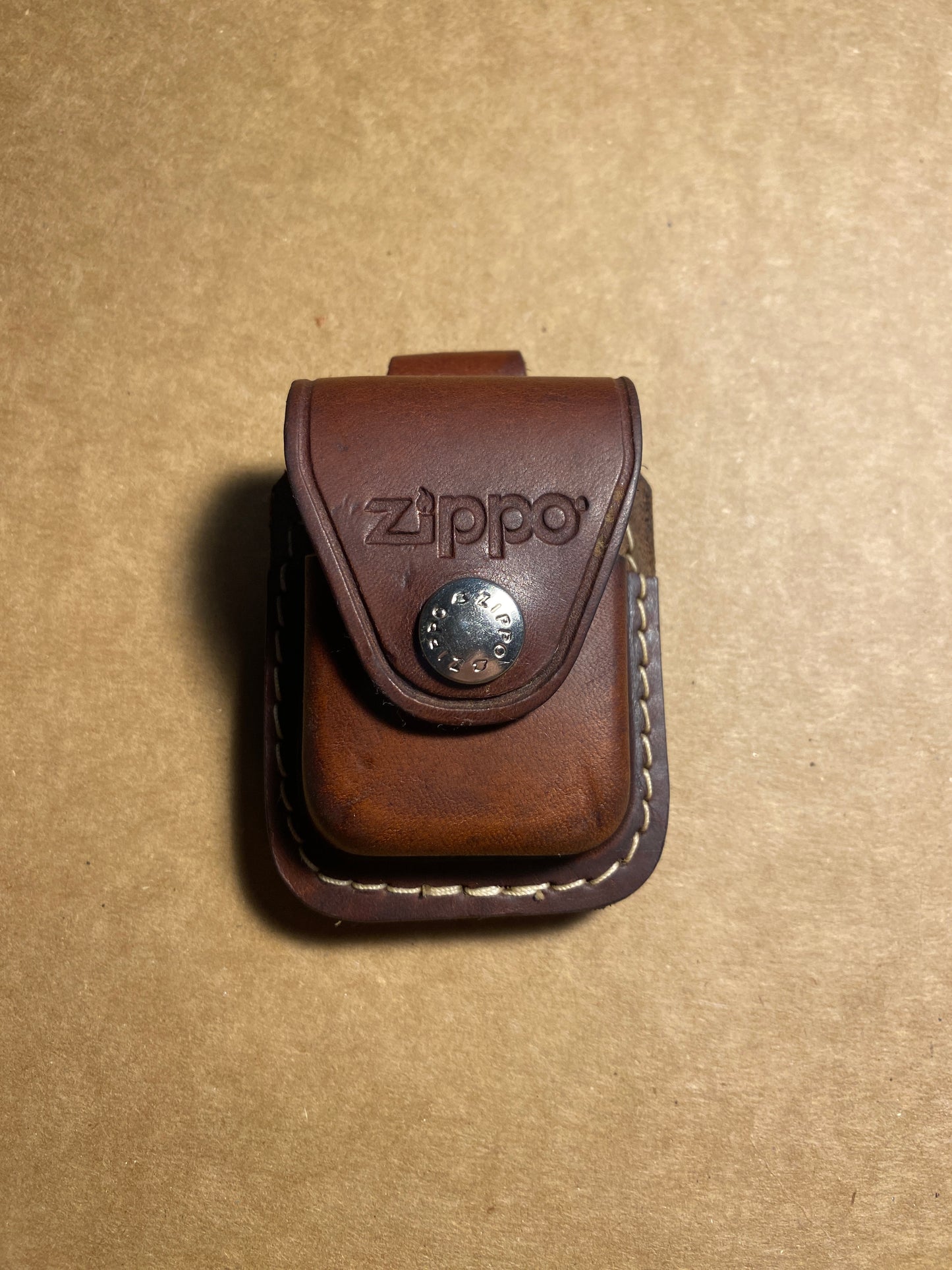 Leather Zippo Holder