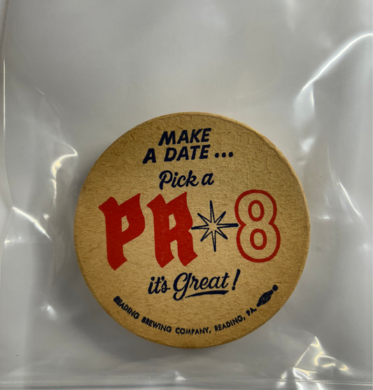 Reading Brewery P R 8 Coasters-10 pack
