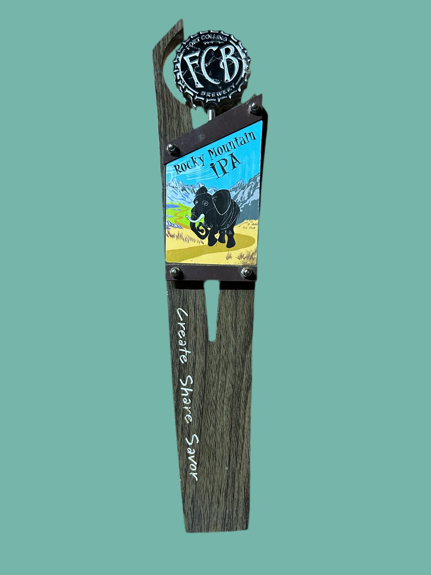 Rocky Mountain IPA Tap Handle