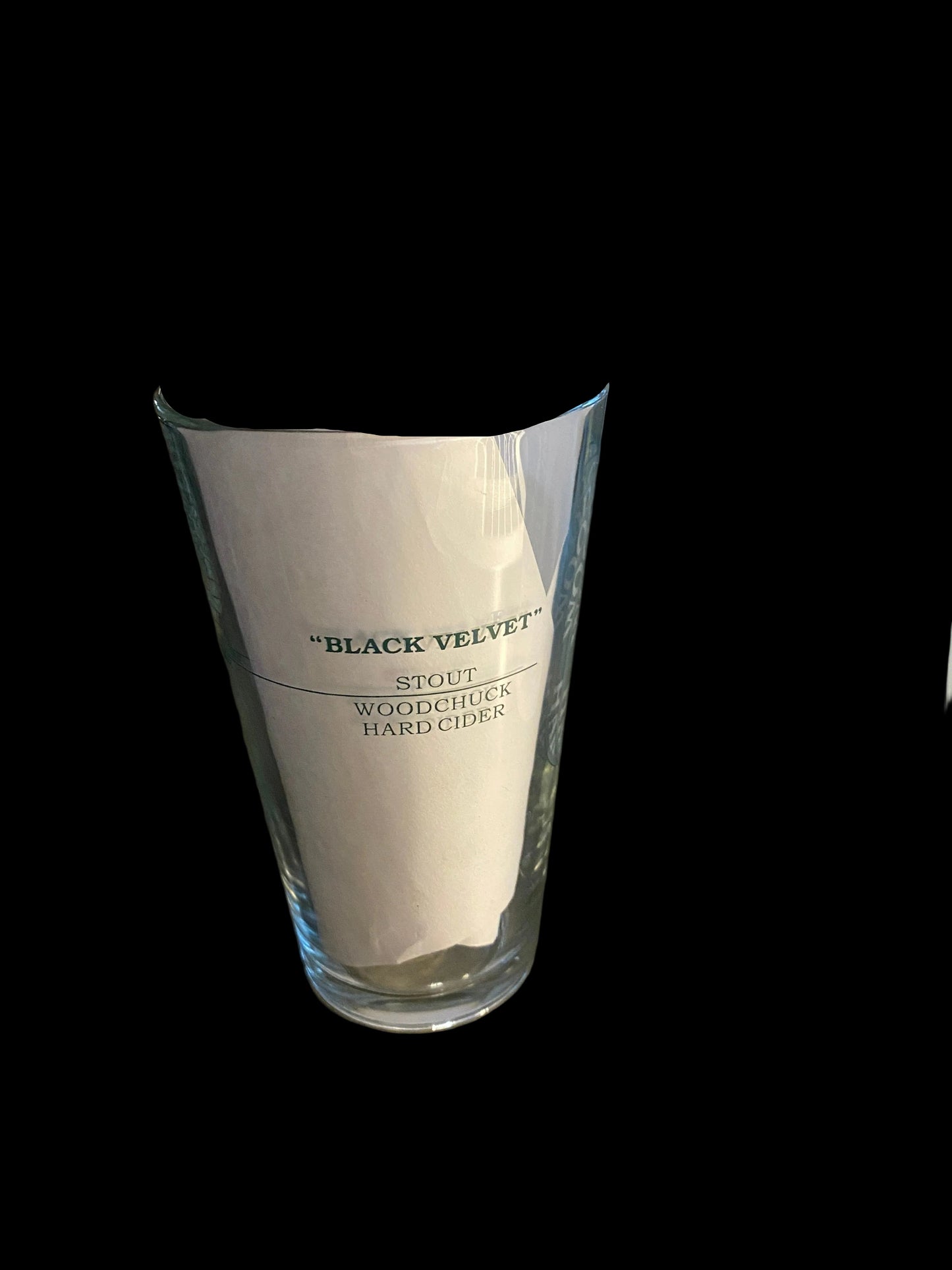 Wood ChuckPint Glass