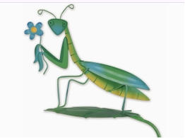 Praying Mantis Garden Pick