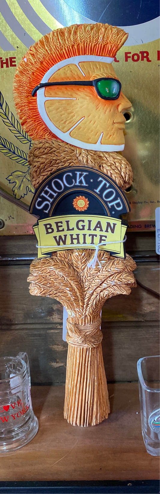 Shock Top Belgian White Tap Handle