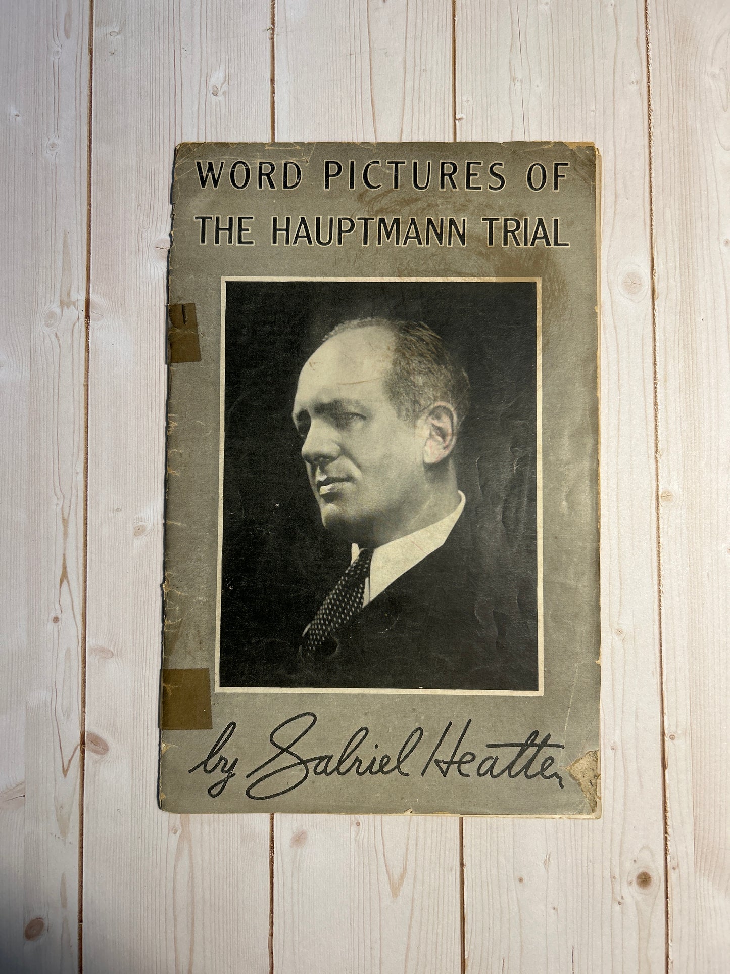 Word Pictures of the Hauptmann Trial Book-Lindbergh Baby Kidnapping