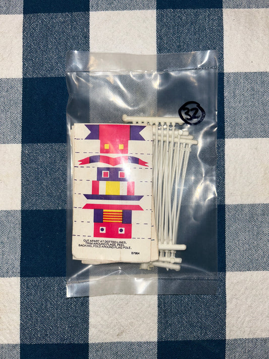 Marchon Slot Car Track Flags-32 pk. Unused