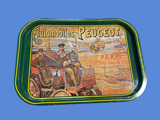 Automobiles Peugeot Metal Serving Tray