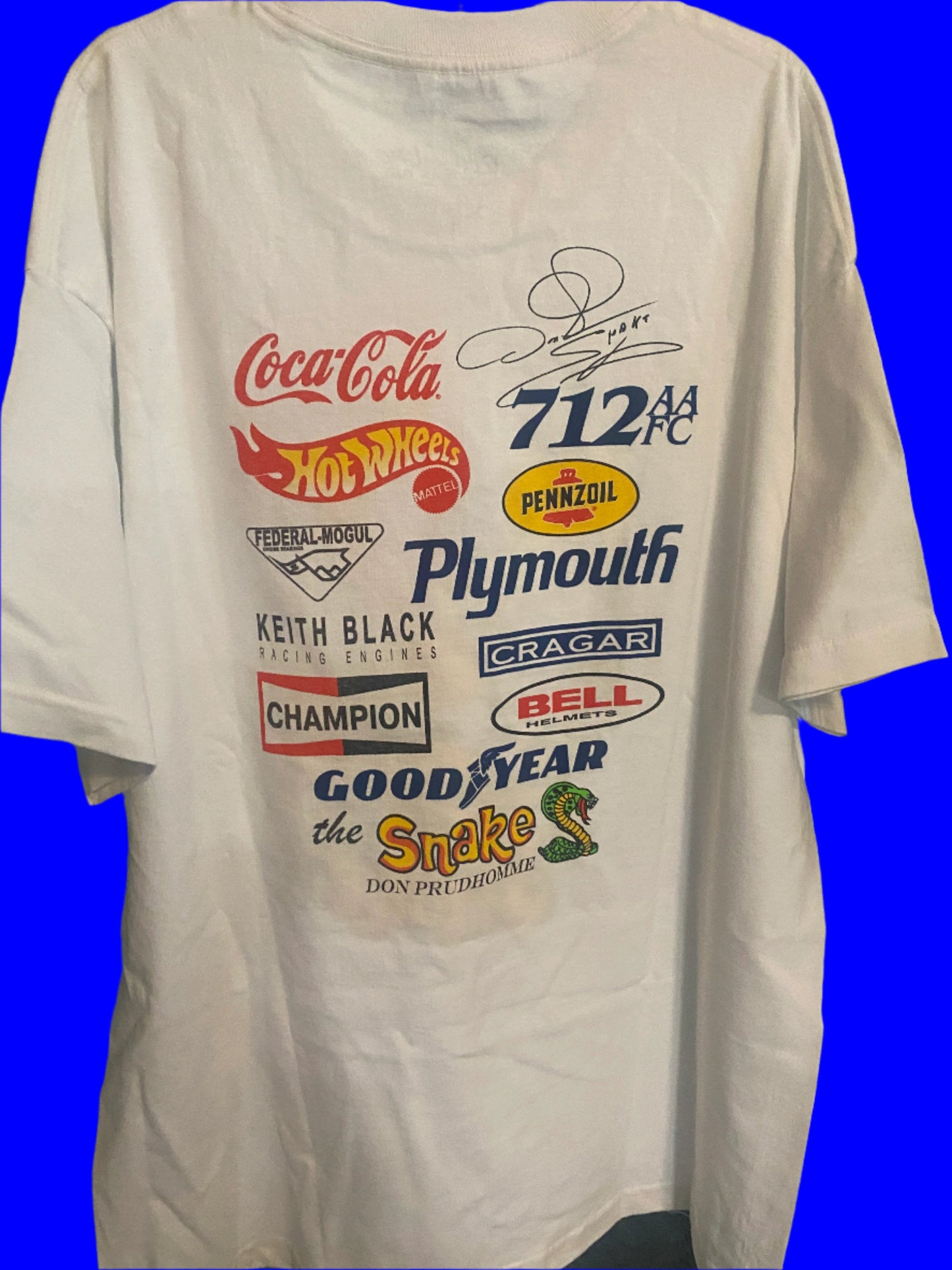 Don “The Snake” Prudhomme Redline Shirt Club Tee Shirt-XL