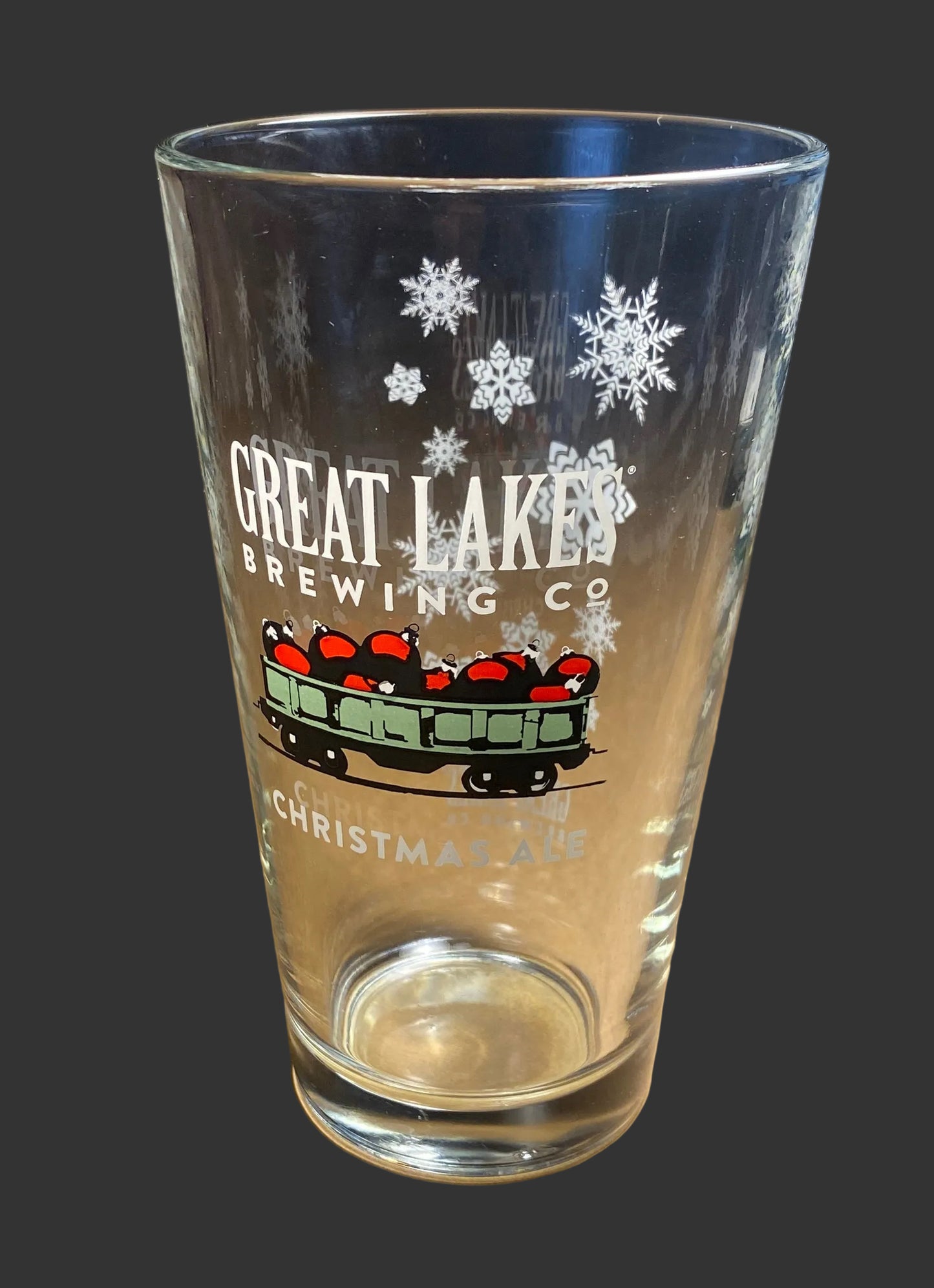 Great Lakes Brewing C0. Christmas Ale Pint Glass