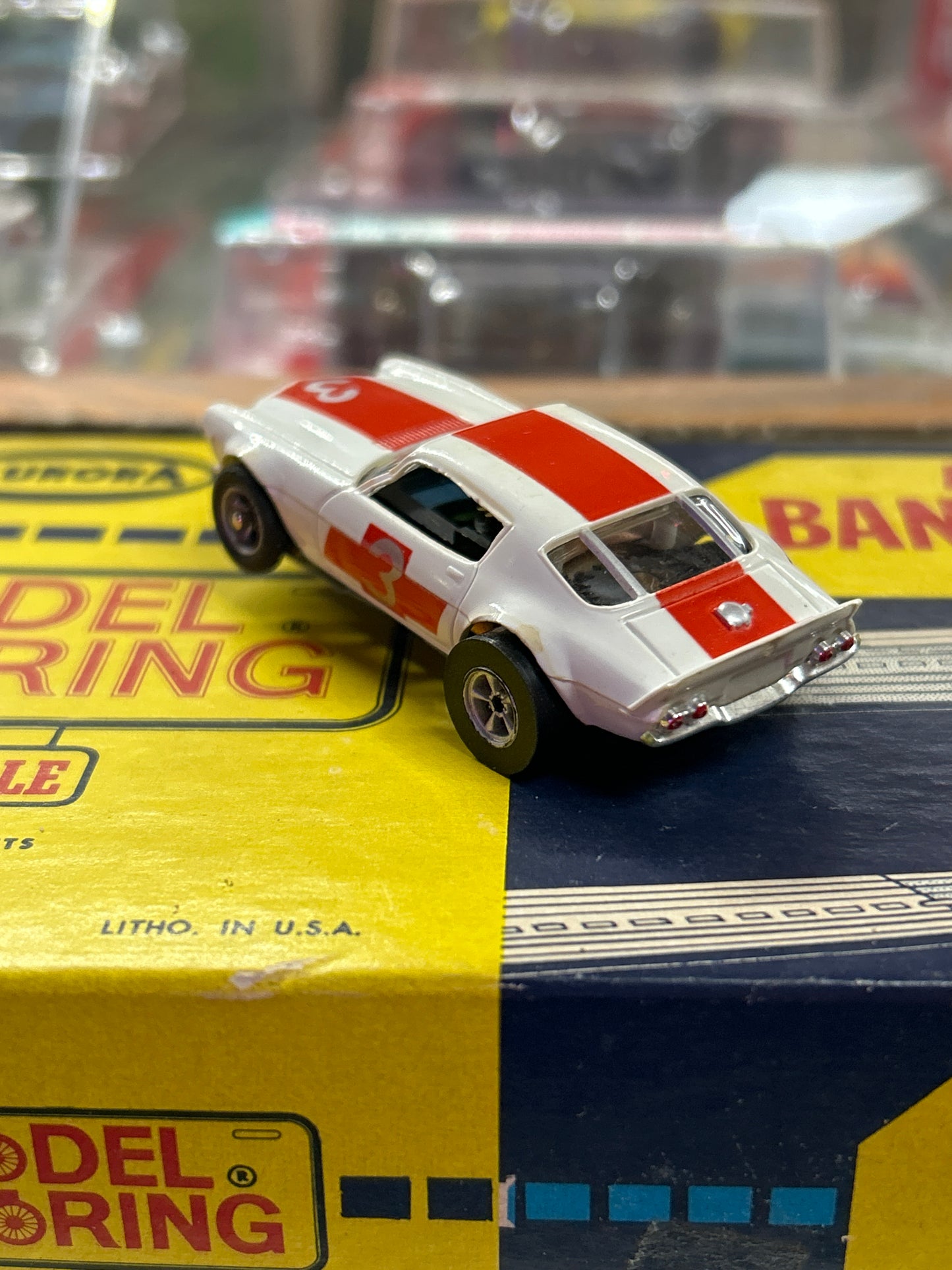 AFX Trans Am Camaro Or/Wh
