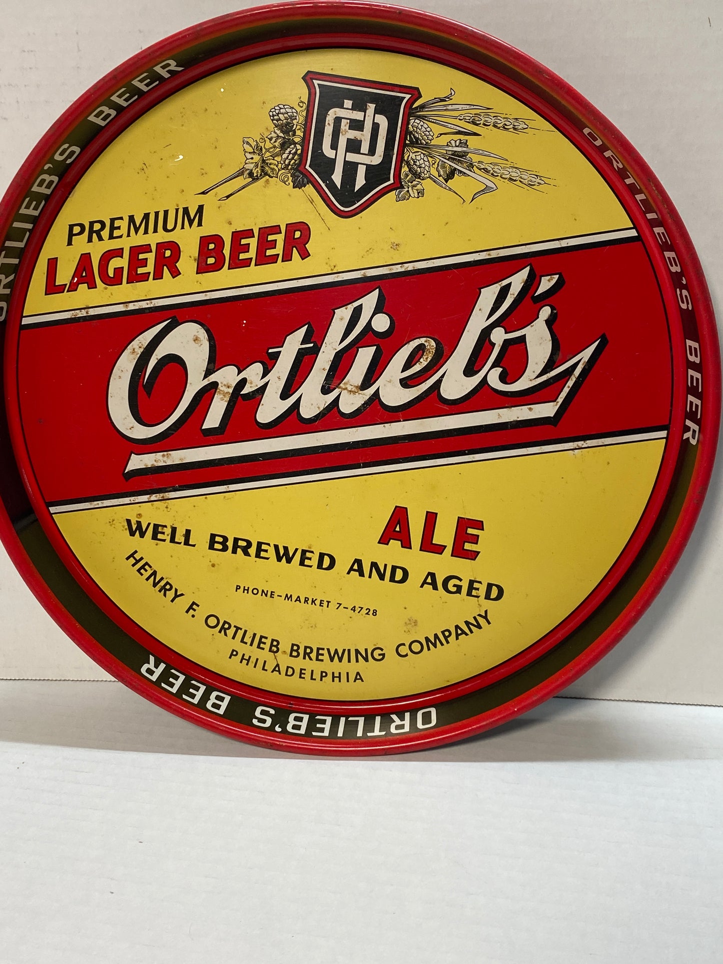 Ortliebs Premium Lager Beer Tray