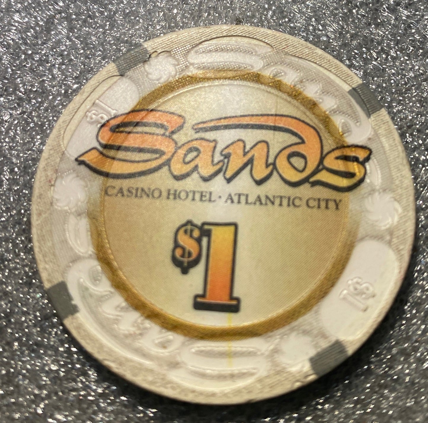 Sands Atlantic City 1 Dollar Chip