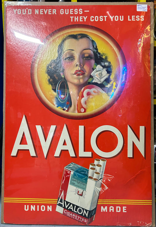 Avalon Cigarette Cardboard Display