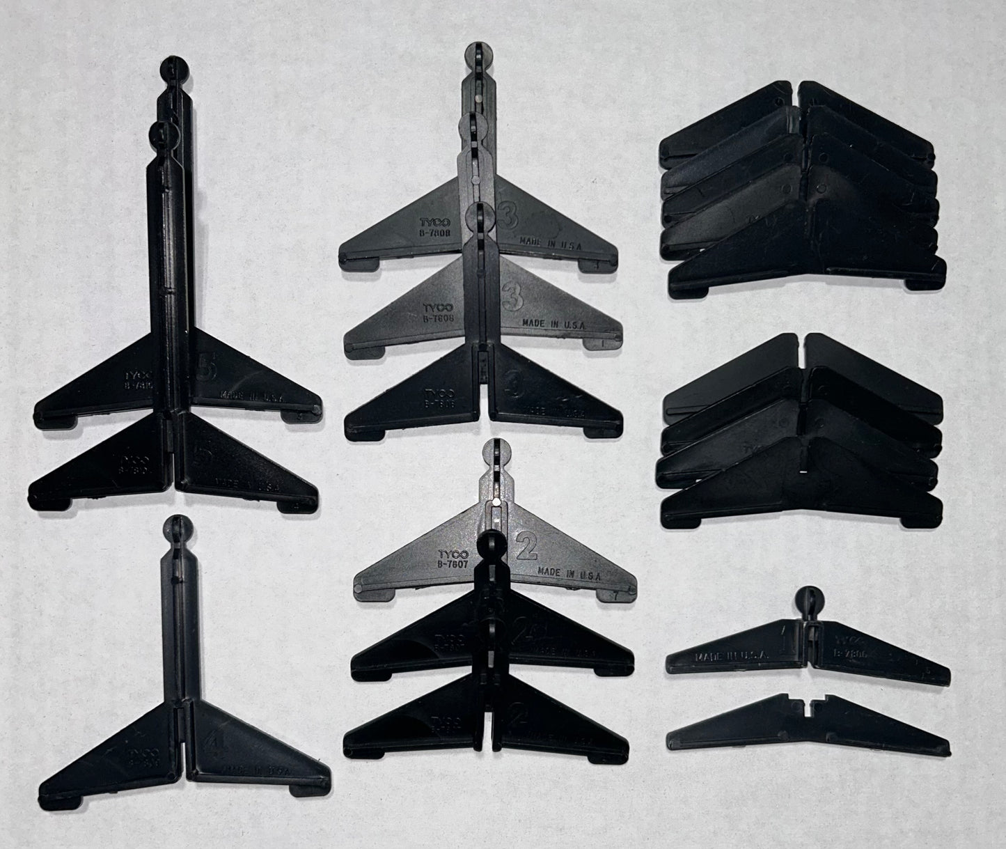 Tyco Track Supports-Black-10 pc.