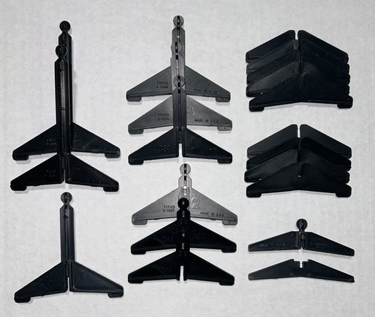 Tyco Track Supports-Black-10 pc.