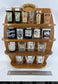 Jack Daniel’s 2002 Limited Edition Shot Glasses(18) w/Display Rack