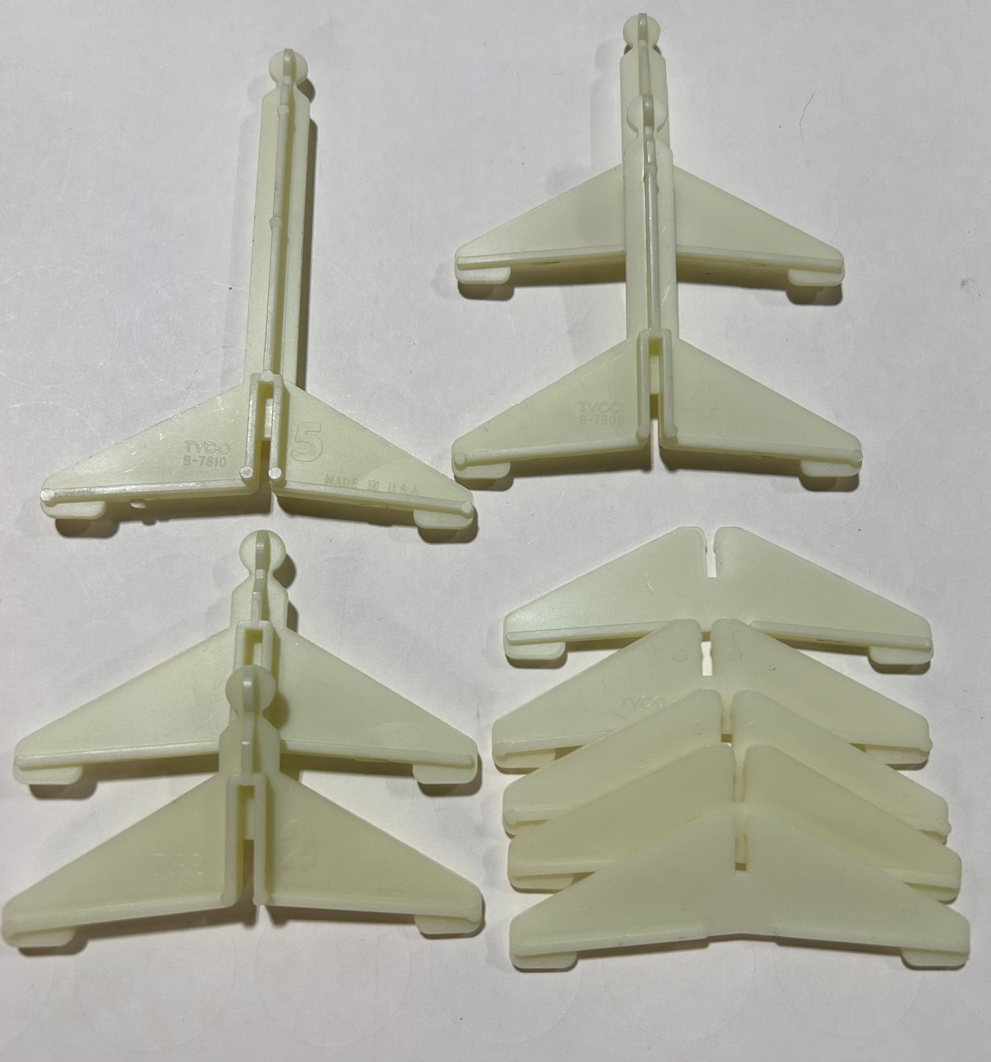 Tyco Nite Glo Track Supports-5 pc.