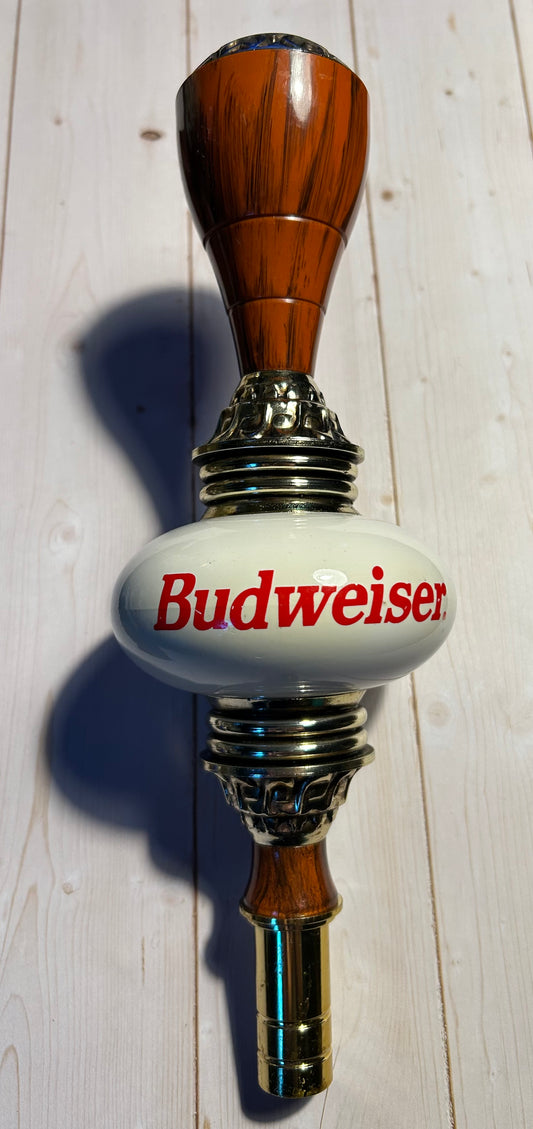 Budweiser Wood/Metal Tap Handle