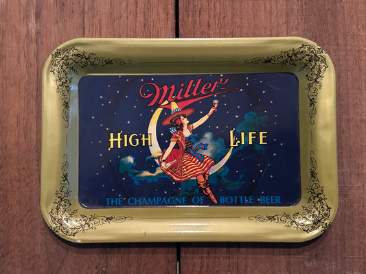 Miller High Life-Champagne of Bottle Beer Tip Tray