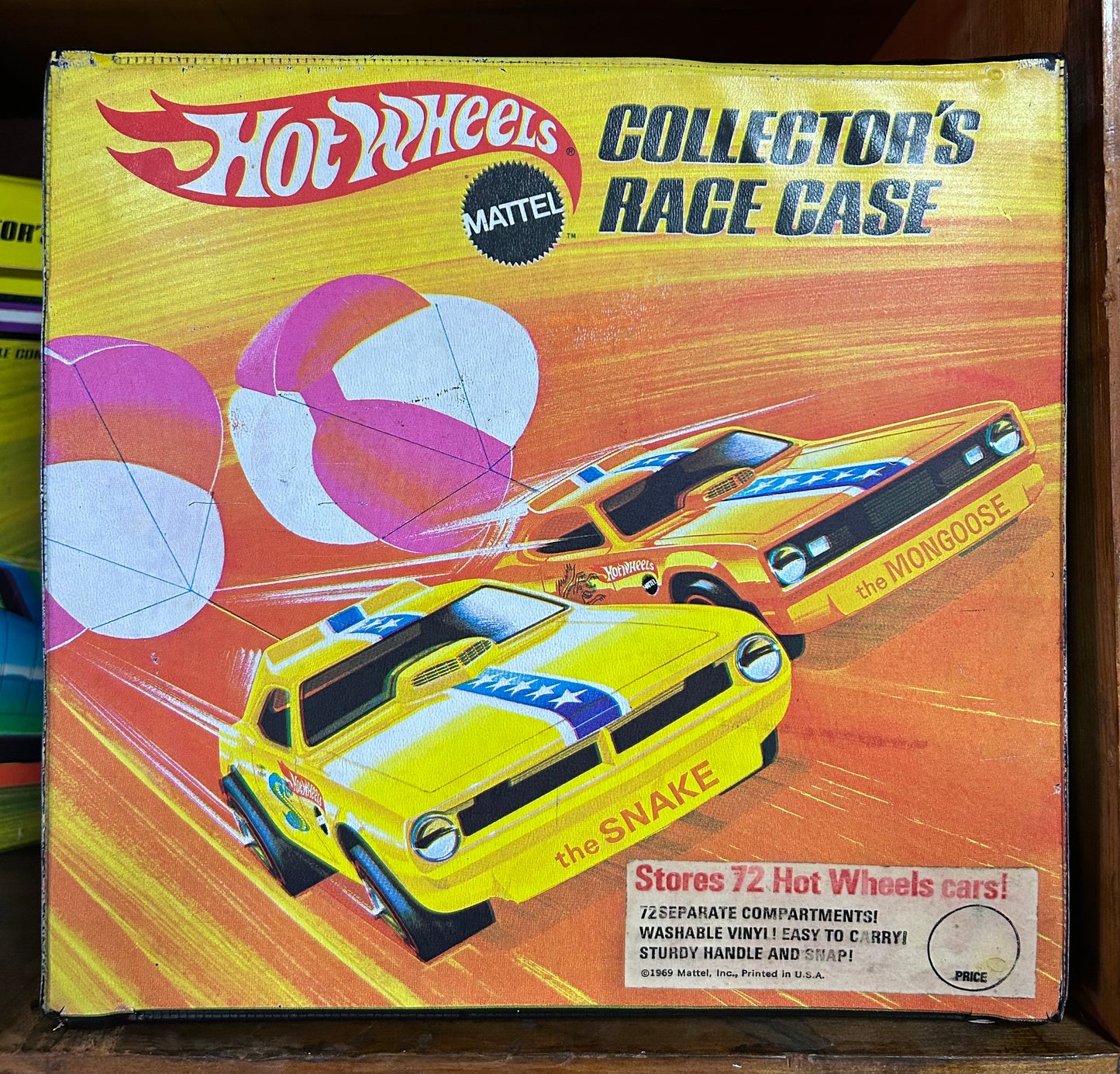 Hot Wheels Redline 72 Car Case-Snake and Mongoose