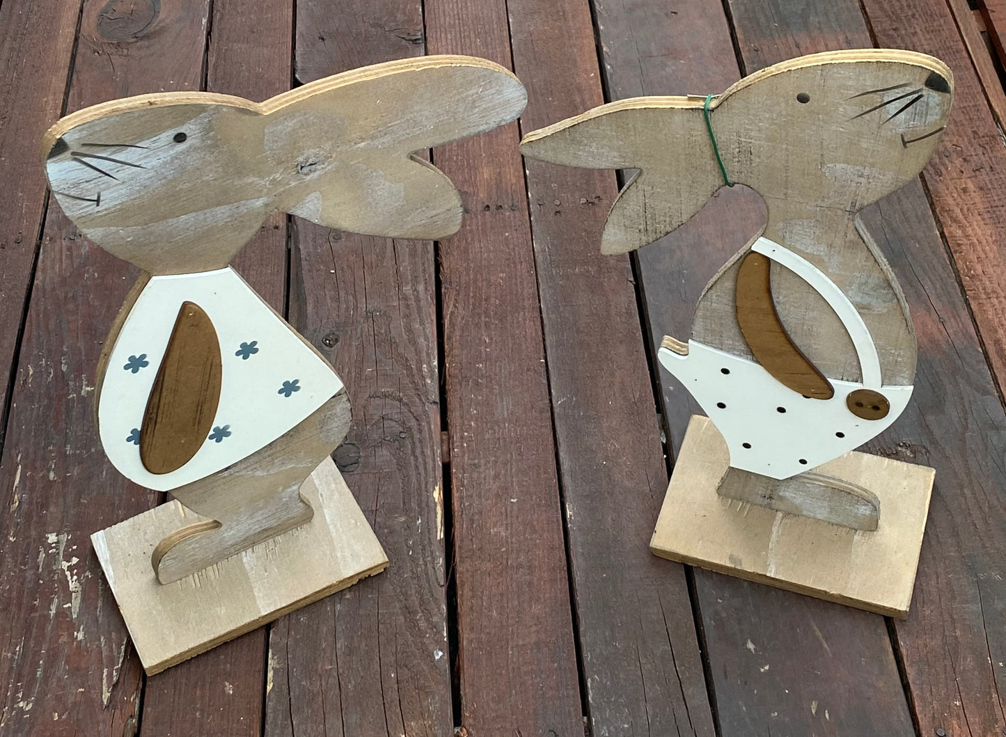 Wood bunnies