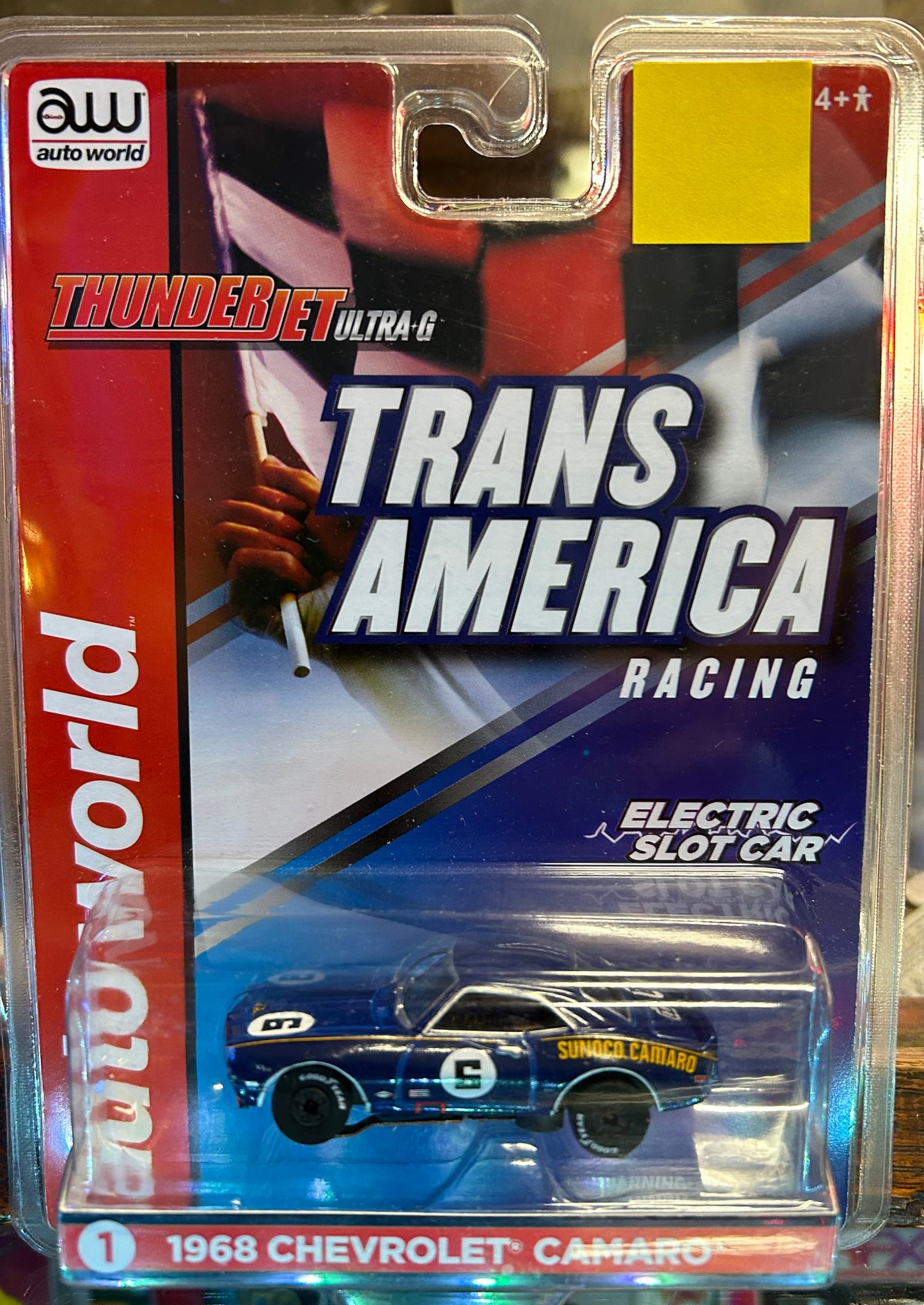 AUTO WORLD 1968 CHEVROLET CAMARO SLOT CAR NIP